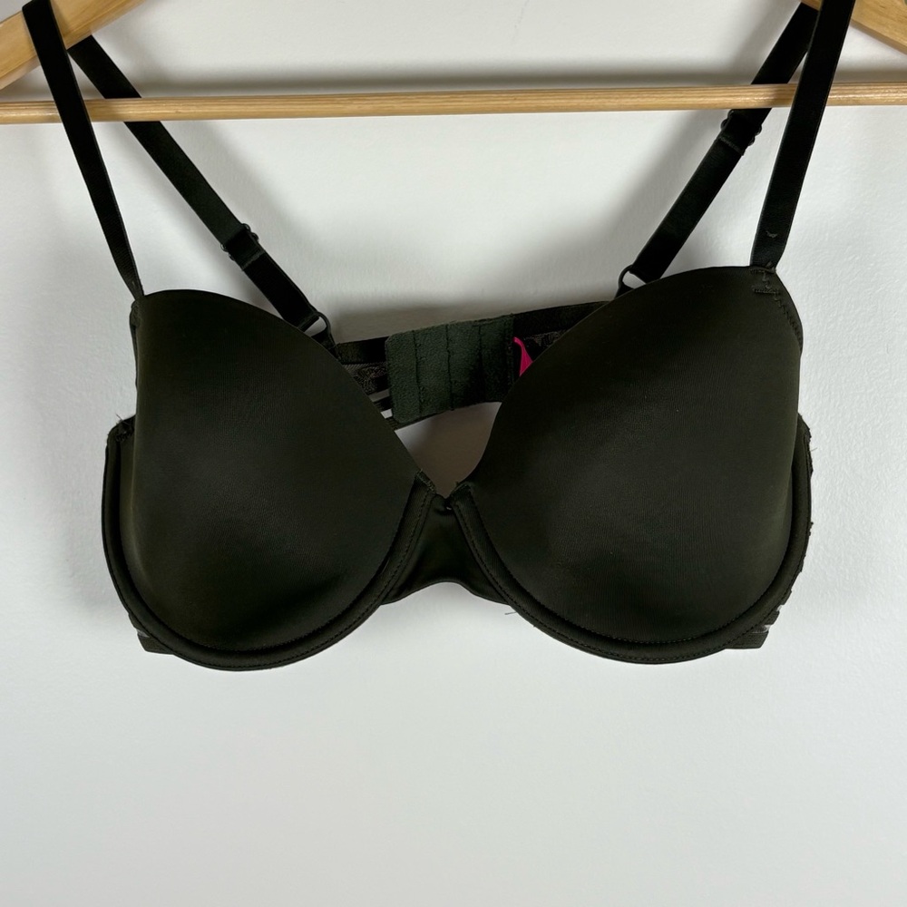 La Senza Women’s Full Cup Olive Green Padded Comfort Bra – Size 34D, Everyday